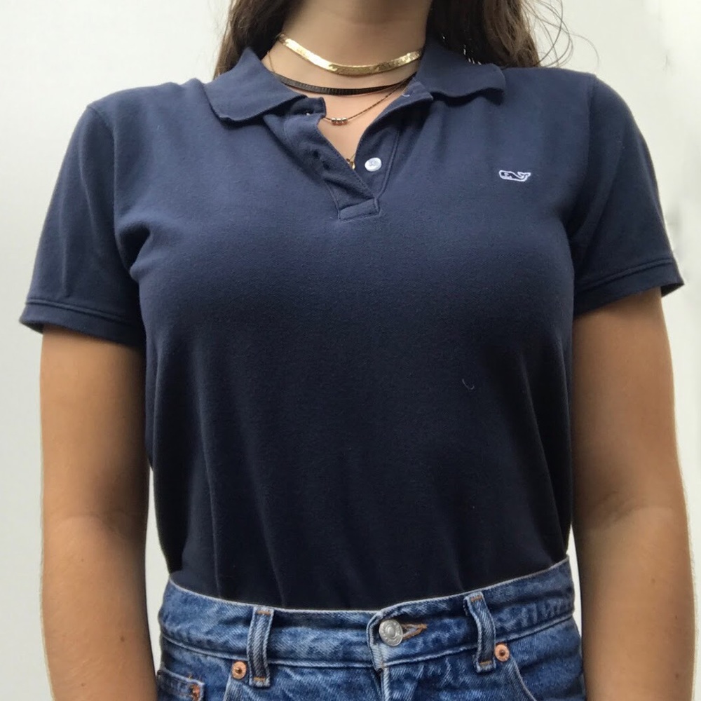 Navy Vineyard Vines Polo